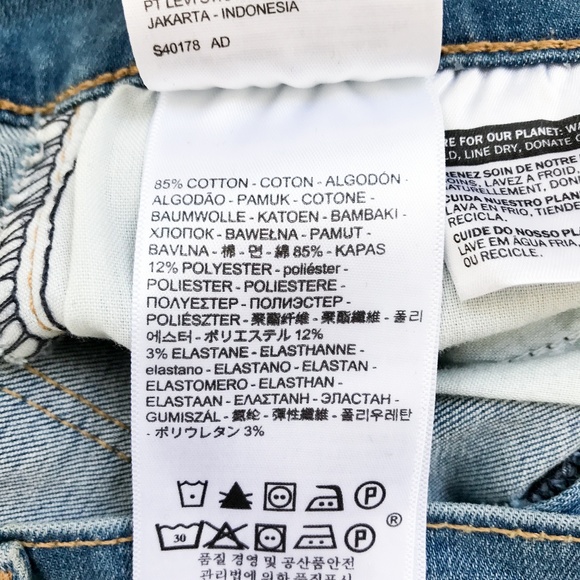 Levi’s 710 Skinny Patchwork Jeans - Picture 6 of 7